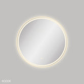 Fienza Reba LED Urban Brass Framed Mirror, 700mm